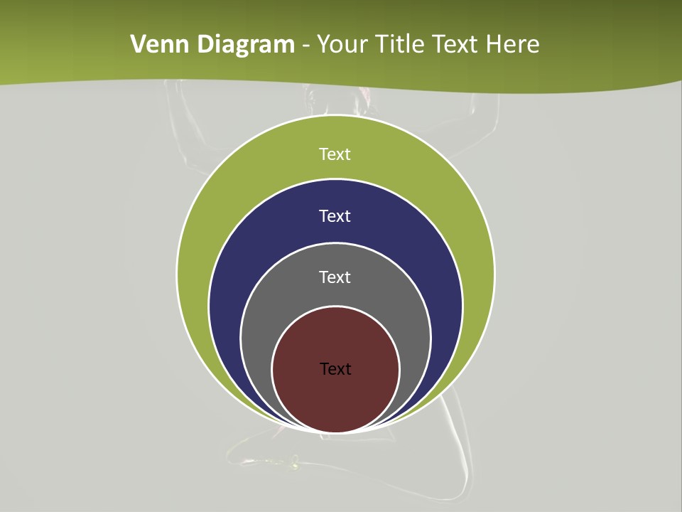 Showing One Woman Energy PowerPoint Template