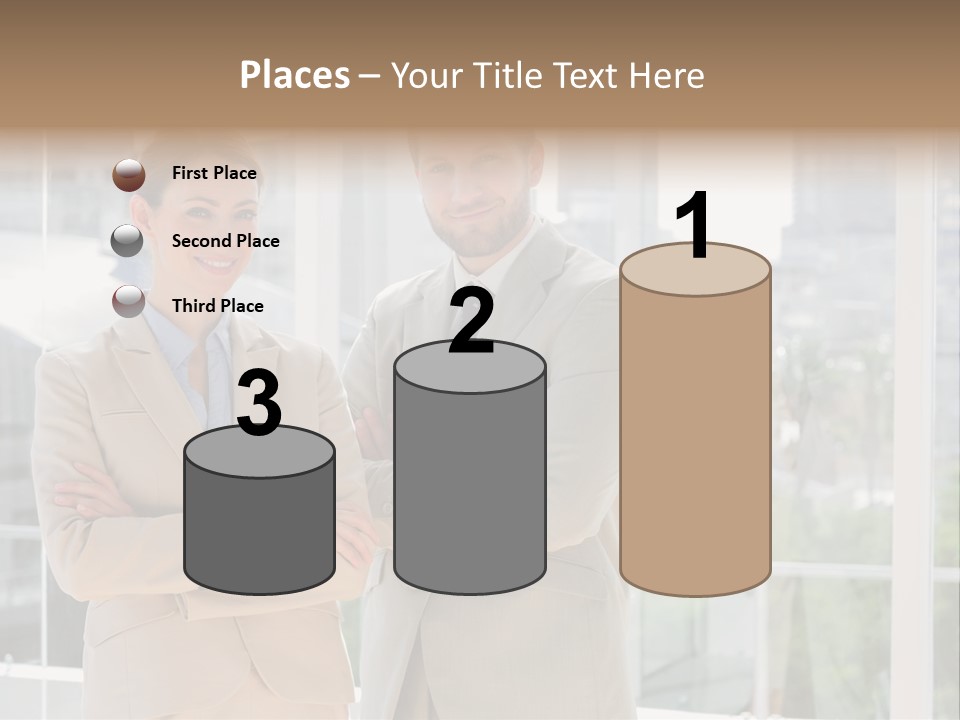 Well Dressed Young Adult Smart PowerPoint Template