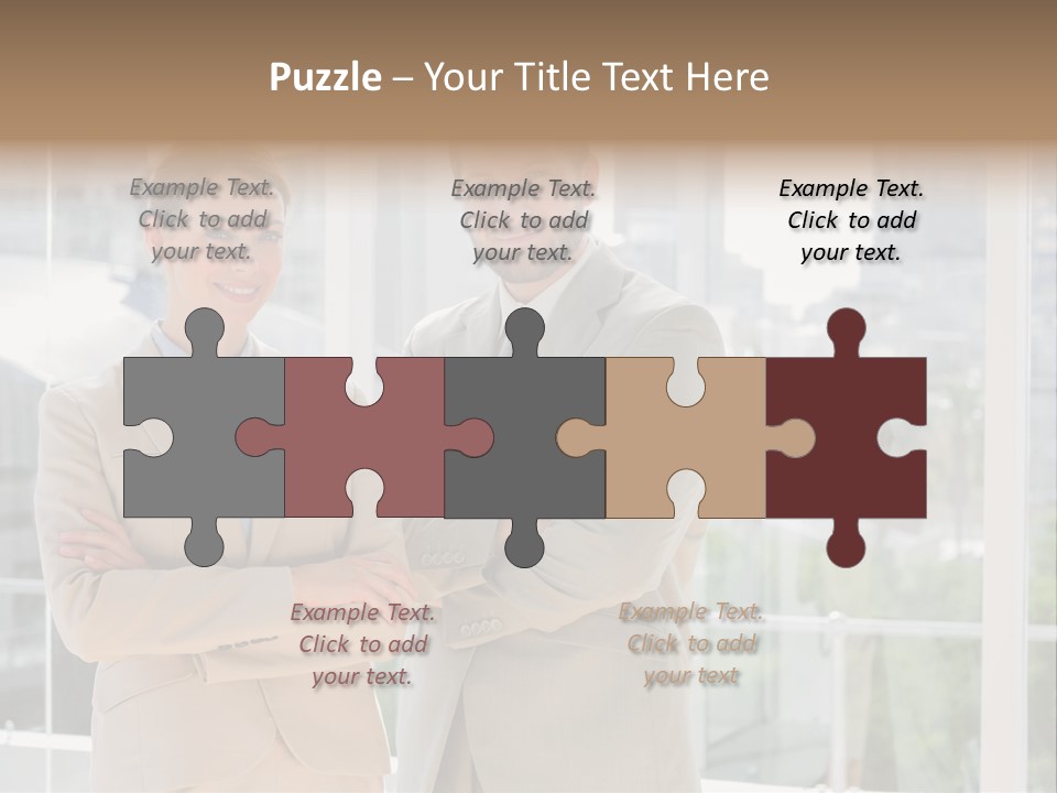 Well Dressed Young Adult Smart PowerPoint Template