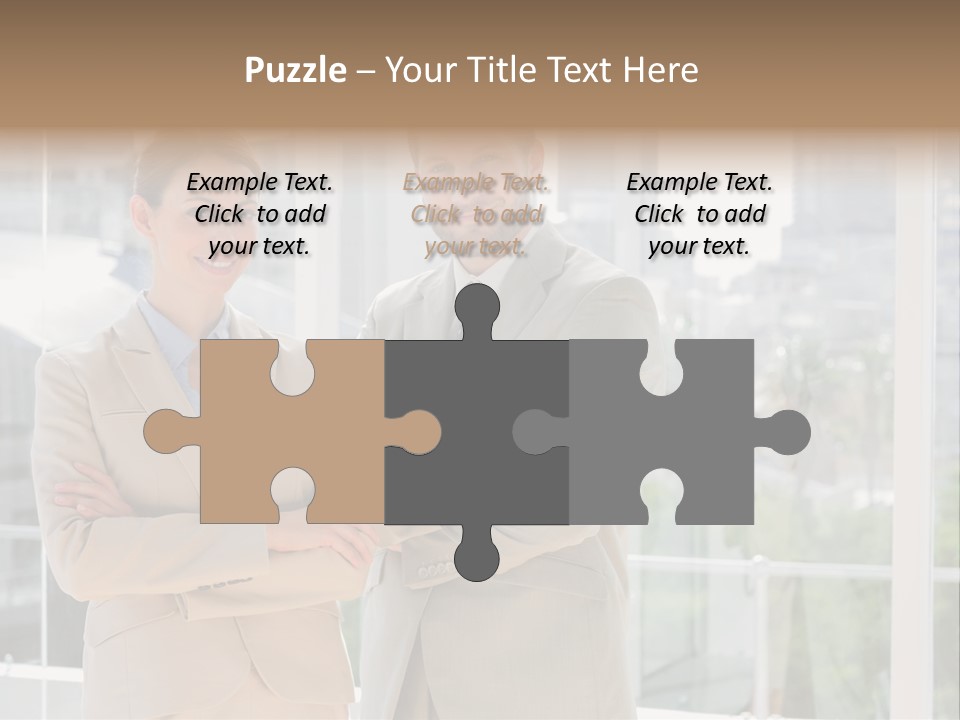 Well Dressed Young Adult Smart PowerPoint Template