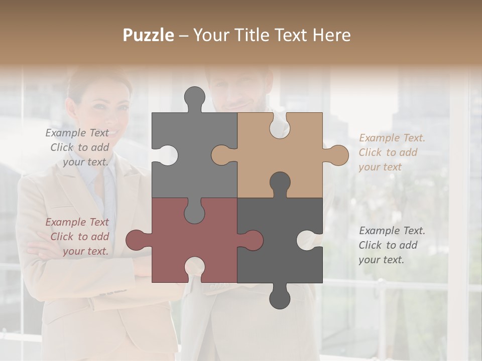 Well Dressed Young Adult Smart PowerPoint Template