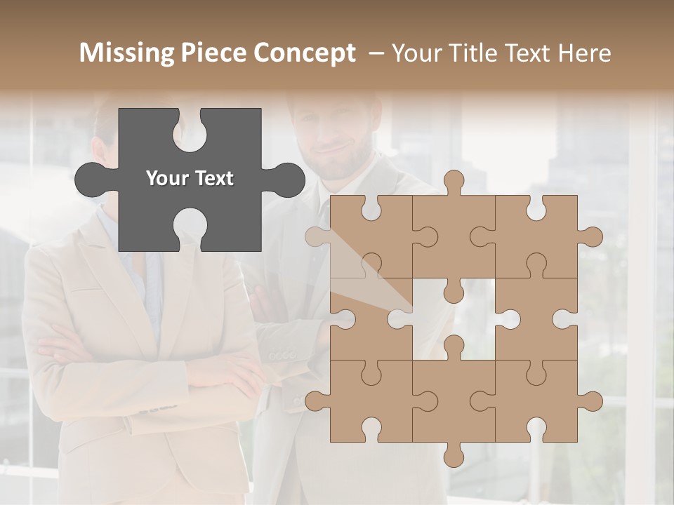 Well Dressed Young Adult Smart PowerPoint Template