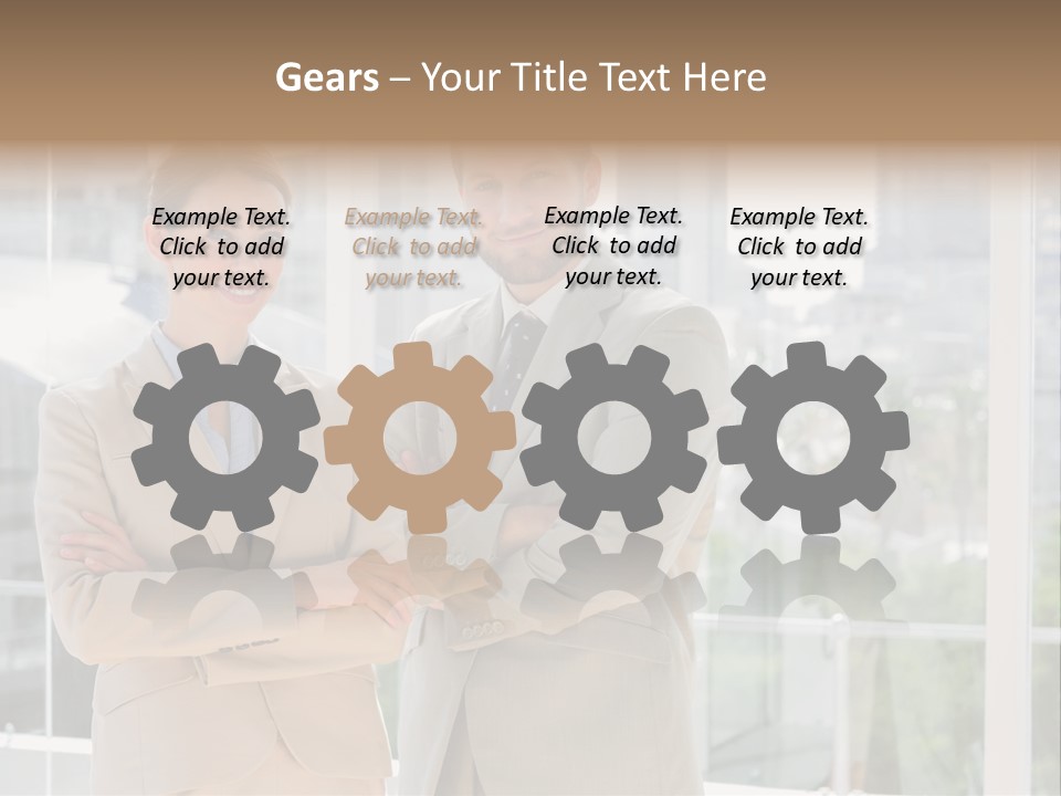 Well Dressed Young Adult Smart PowerPoint Template