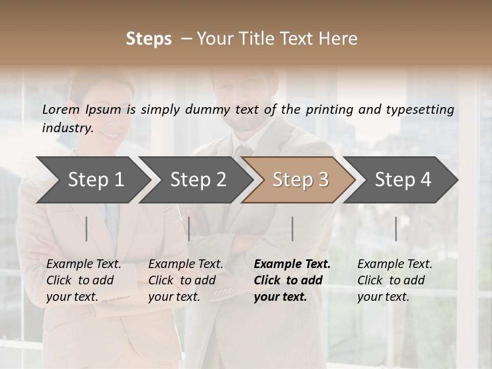 Well Dressed Young Adult Smart PowerPoint Template