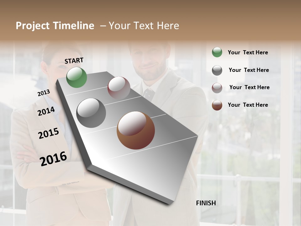 Well Dressed Young Adult Smart PowerPoint Template