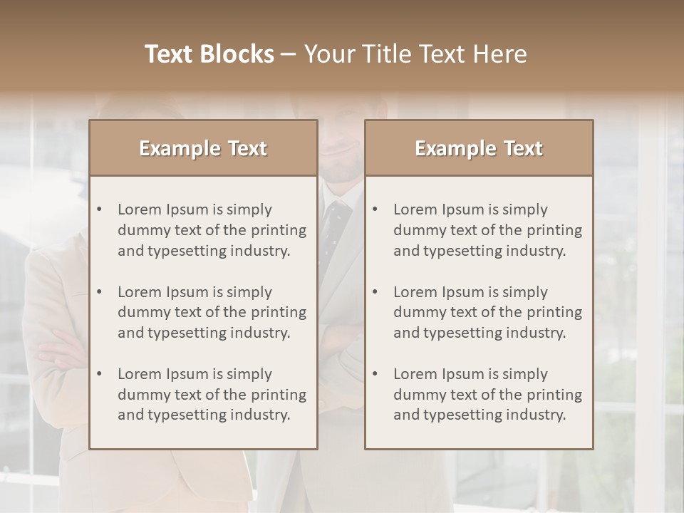 Well Dressed Young Adult Smart PowerPoint Template
