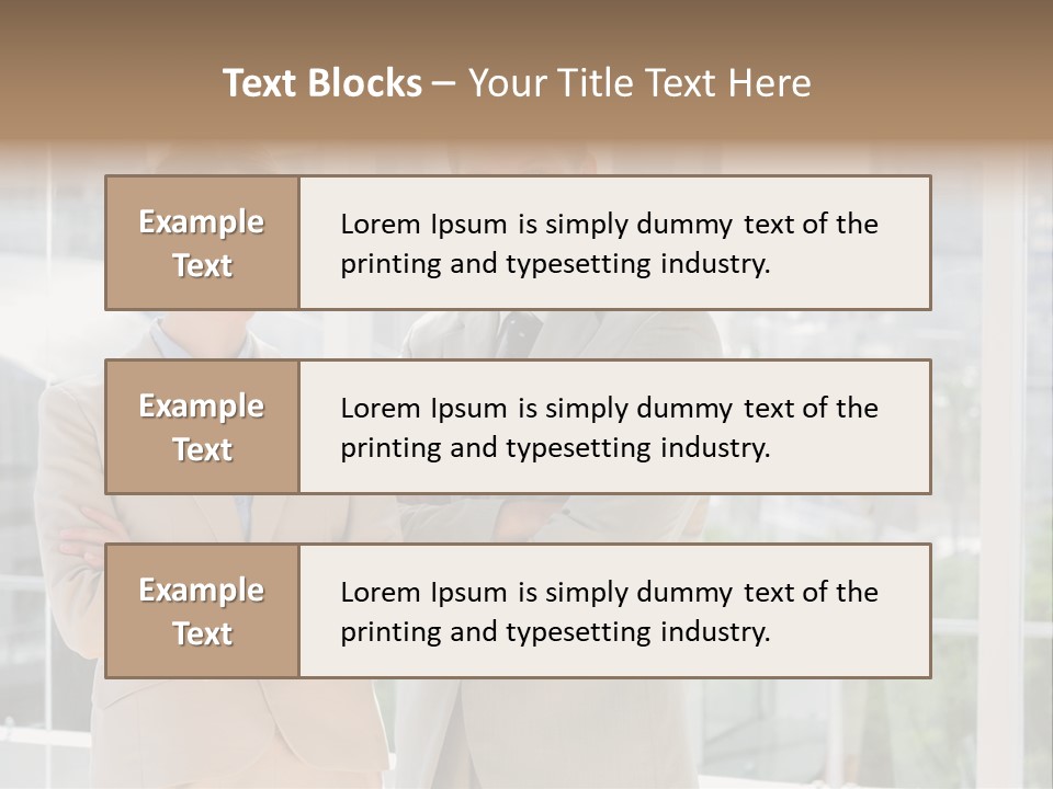 Well Dressed Young Adult Smart PowerPoint Template