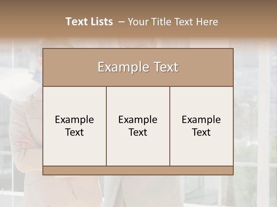 Well Dressed Young Adult Smart PowerPoint Template