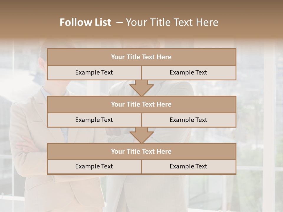 Well Dressed Young Adult Smart PowerPoint Template