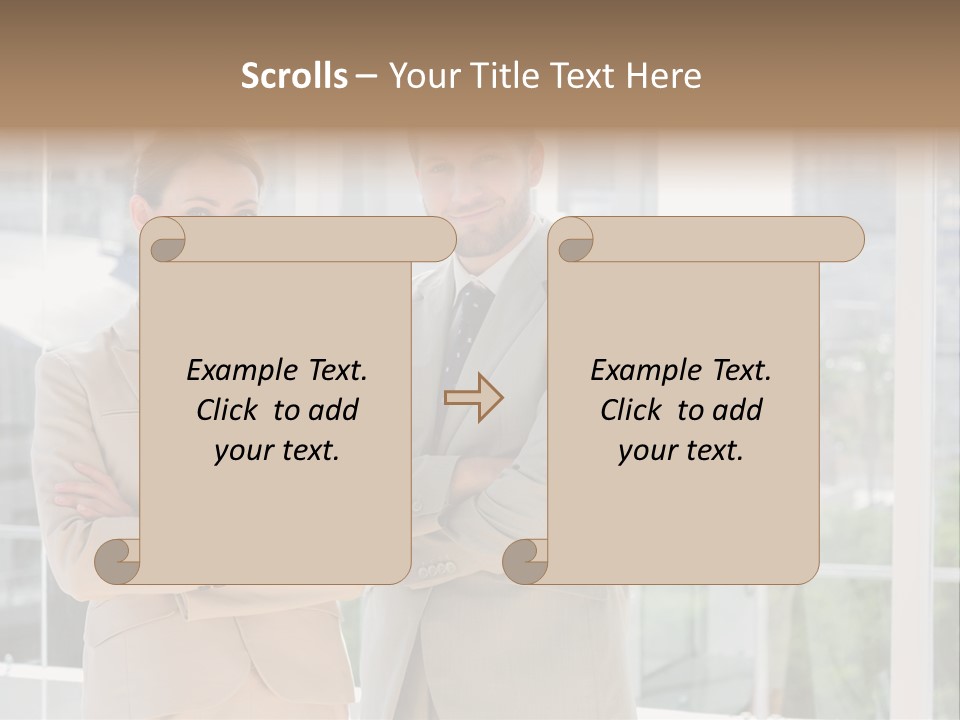 Well Dressed Young Adult Smart PowerPoint Template