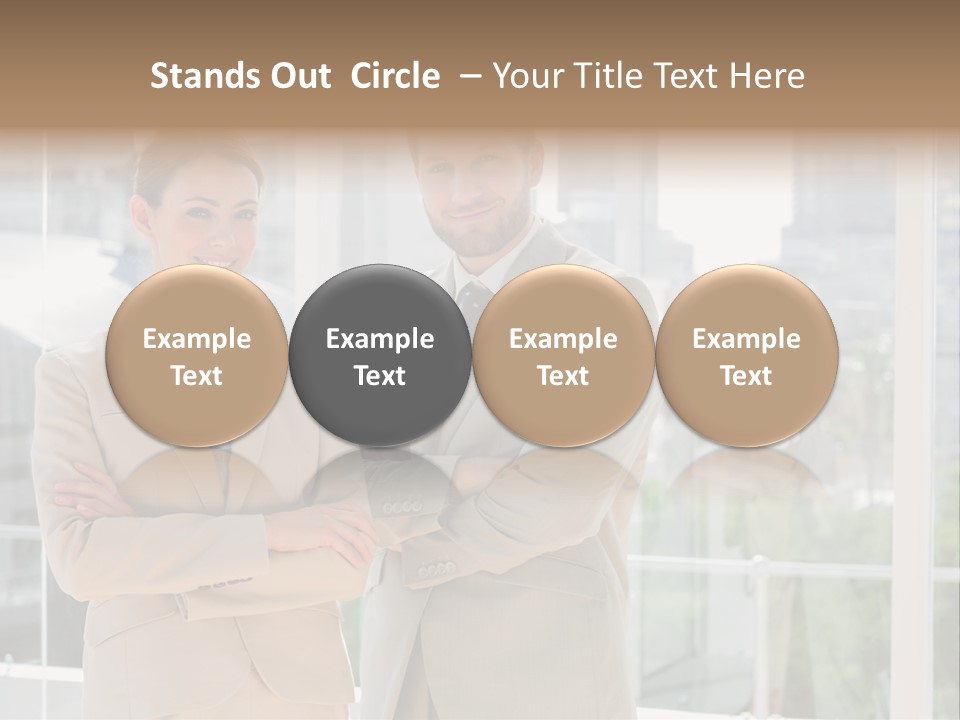Well Dressed Young Adult Smart PowerPoint Template