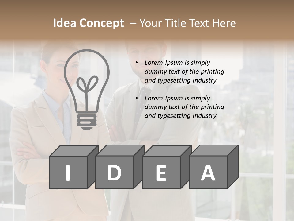 Well Dressed Young Adult Smart PowerPoint Template