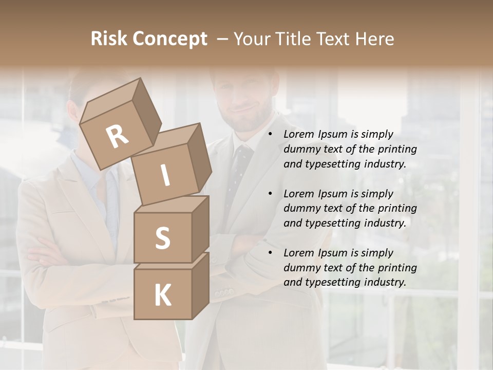 Well Dressed Young Adult Smart PowerPoint Template