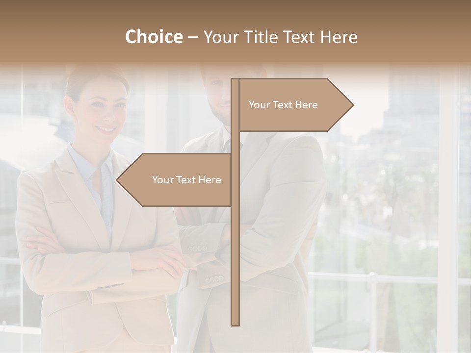 Well Dressed Young Adult Smart PowerPoint Template