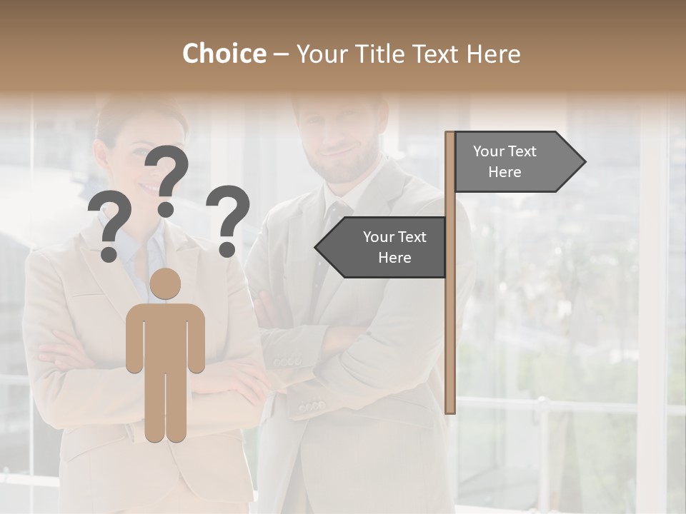 Well Dressed Young Adult Smart PowerPoint Template