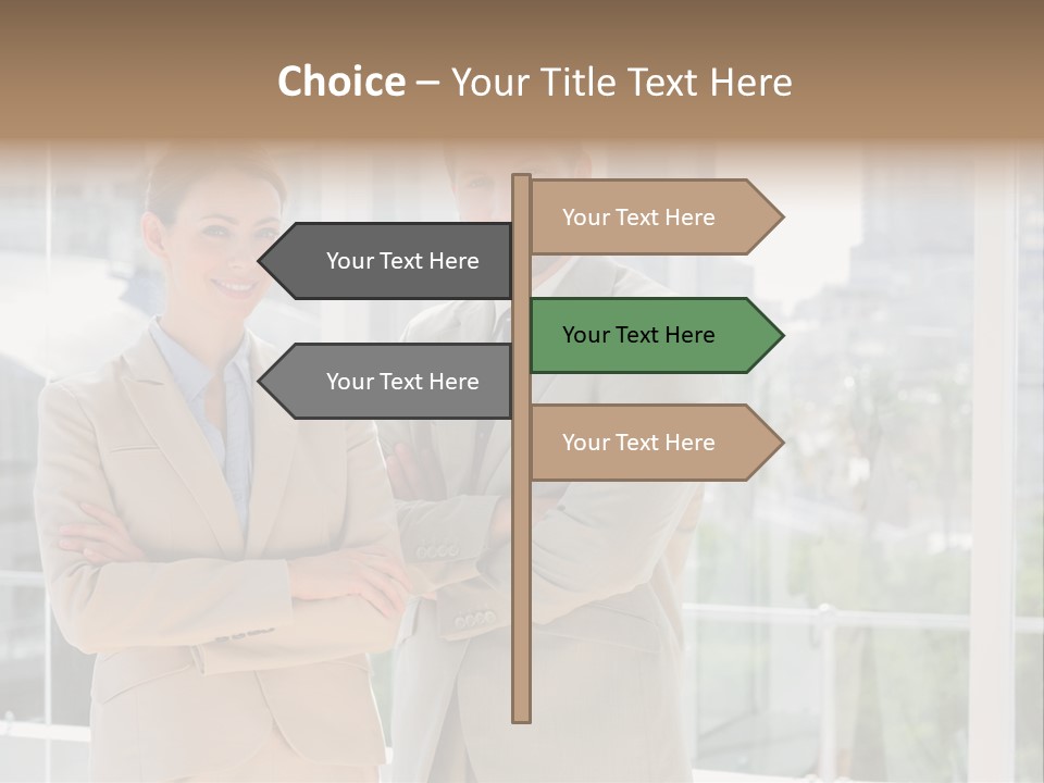Well Dressed Young Adult Smart PowerPoint Template