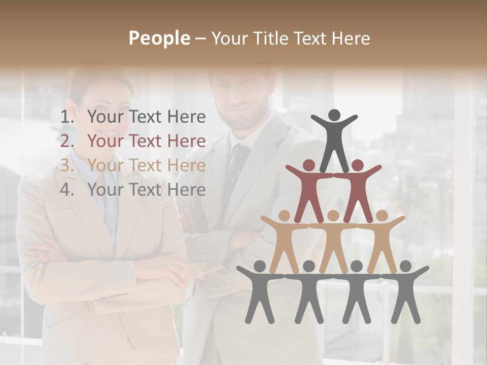 Well Dressed Young Adult Smart PowerPoint Template