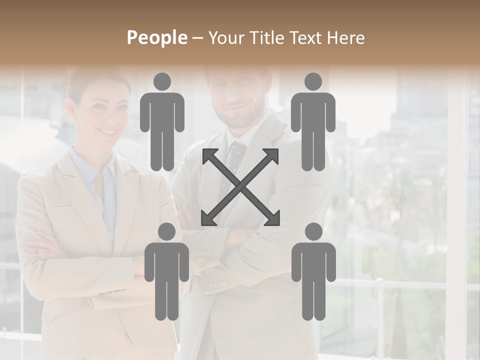 Well Dressed Young Adult Smart PowerPoint Template