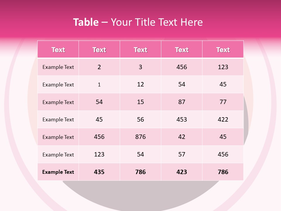 Women Illustration Ill PowerPoint Template