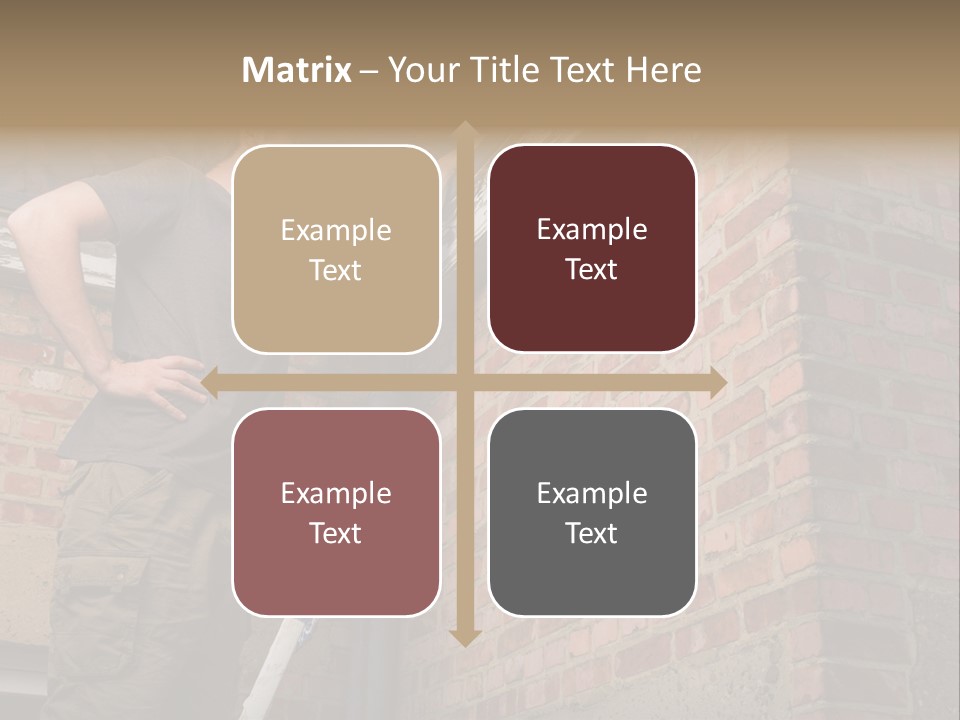 Bright Corroded Design PowerPoint Template