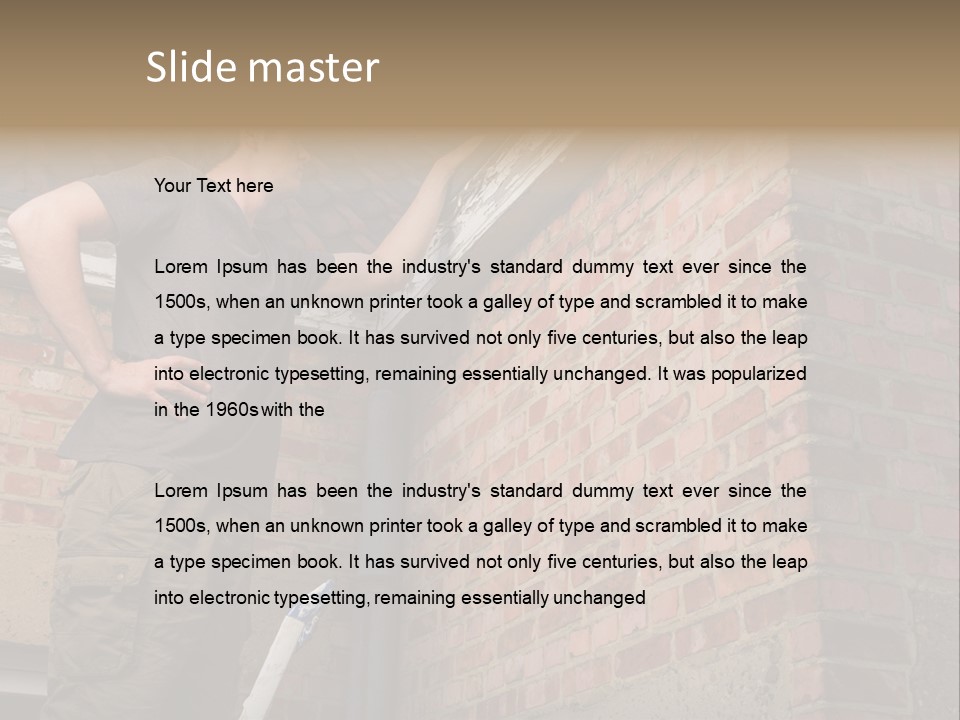 Bright Corroded Design PowerPoint Template