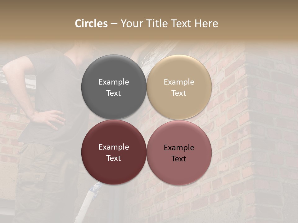 Bright Corroded Design PowerPoint Template