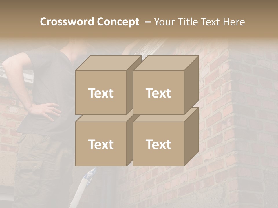 Bright Corroded Design PowerPoint Template