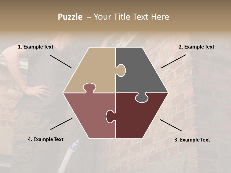 Bright Corroded Design PowerPoint Template