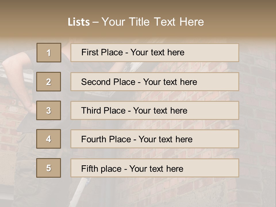 Bright Corroded Design PowerPoint Template