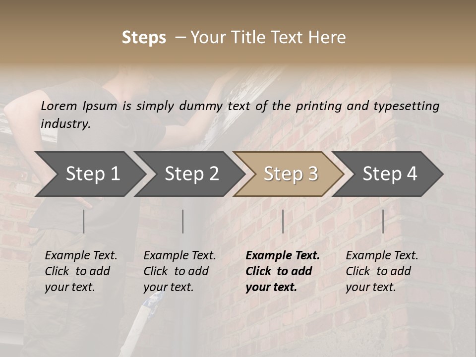 Bright Corroded Design PowerPoint Template