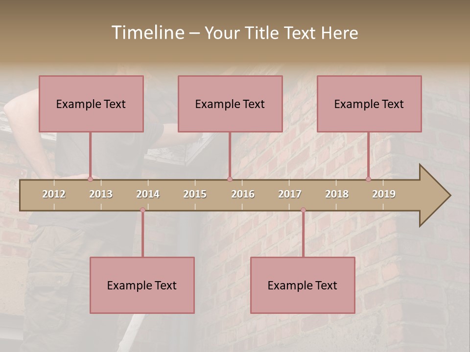 Bright Corroded Design PowerPoint Template