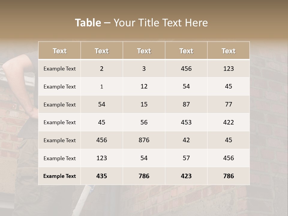 Bright Corroded Design PowerPoint Template
