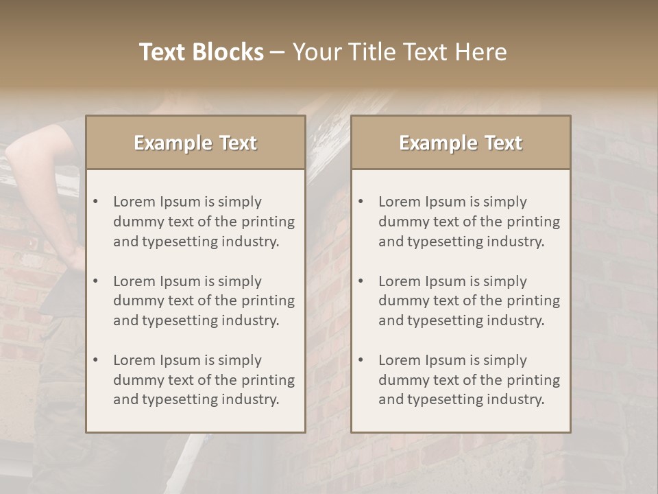 Bright Corroded Design PowerPoint Template