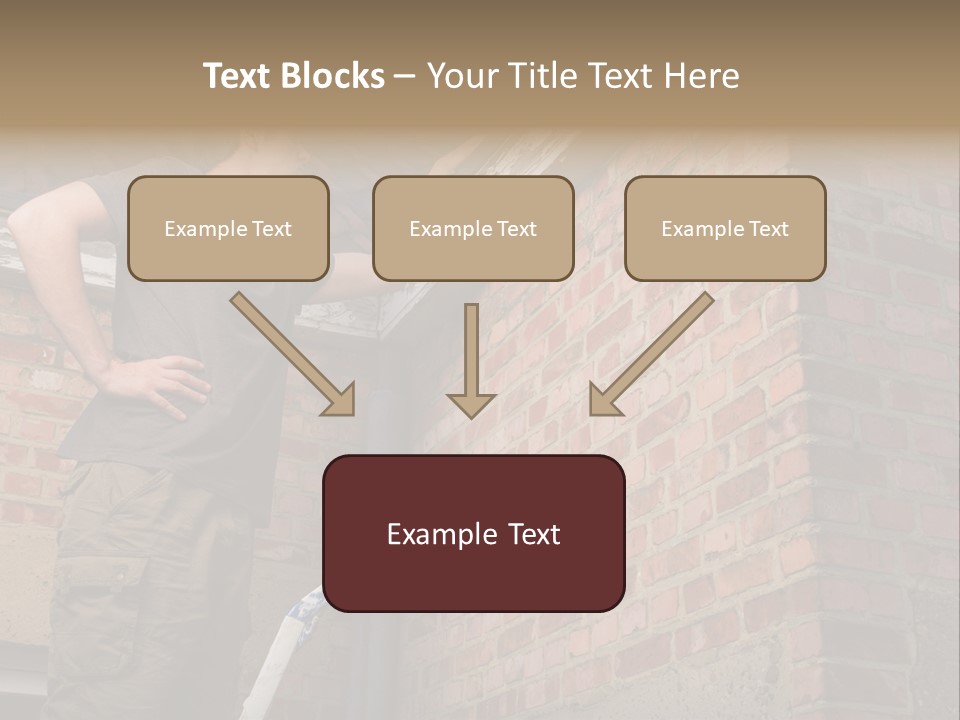 Bright Corroded Design PowerPoint Template