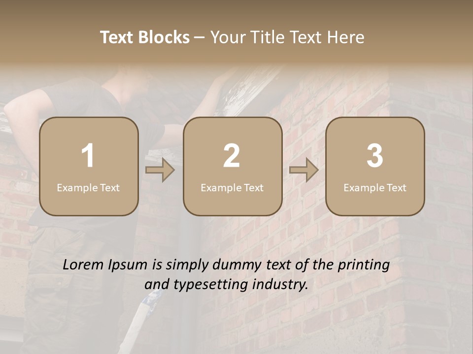 Bright Corroded Design PowerPoint Template