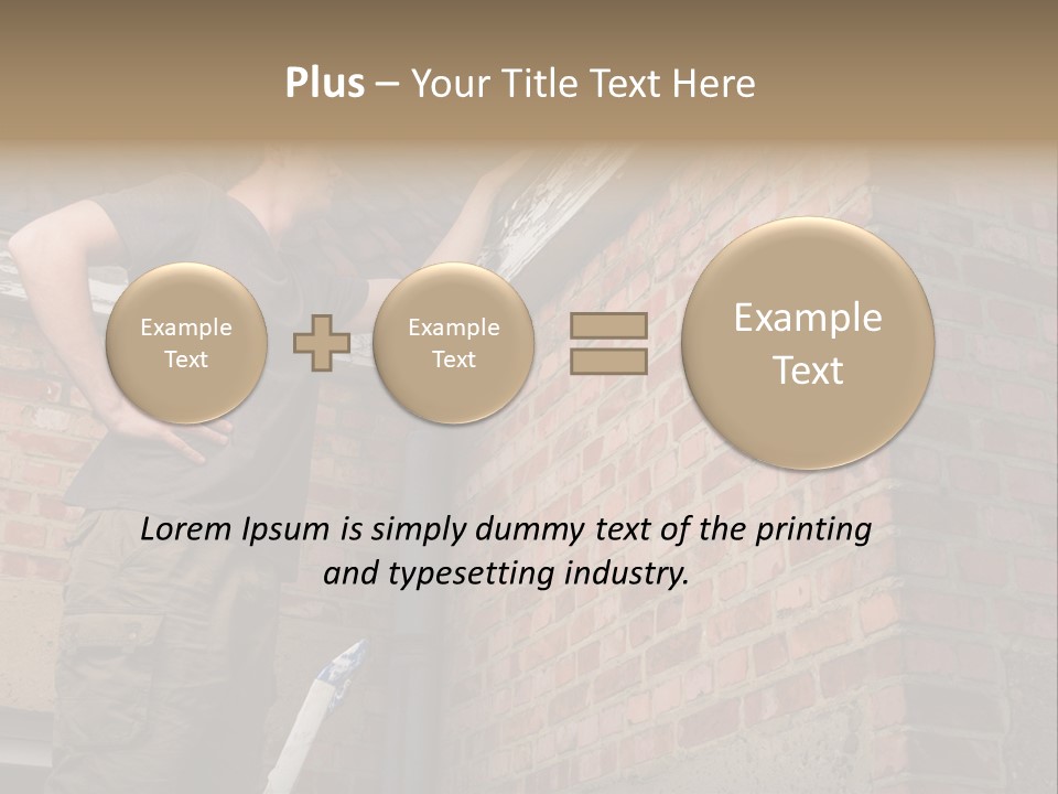 Bright Corroded Design PowerPoint Template