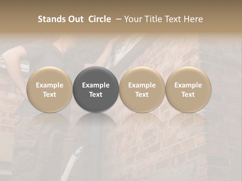 Bright Corroded Design PowerPoint Template