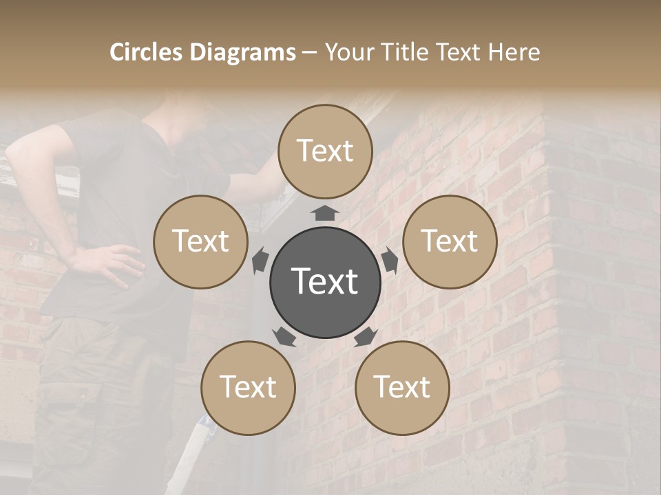 Bright Corroded Design PowerPoint Template