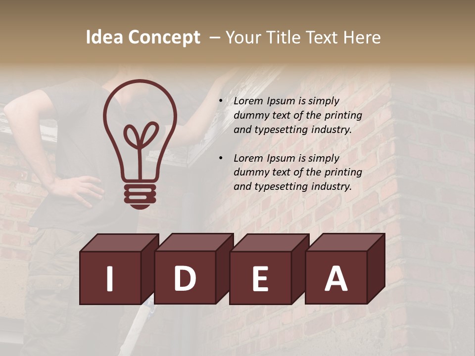 Bright Corroded Design PowerPoint Template