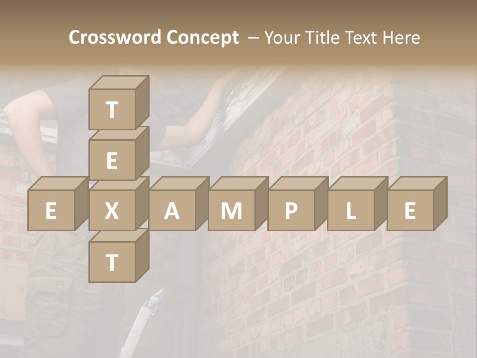 Bright Corroded Design PowerPoint Template