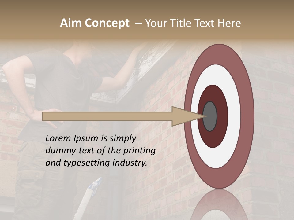 Bright Corroded Design PowerPoint Template