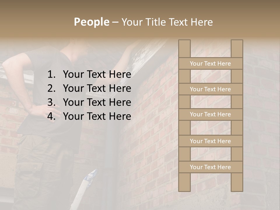 Bright Corroded Design PowerPoint Template