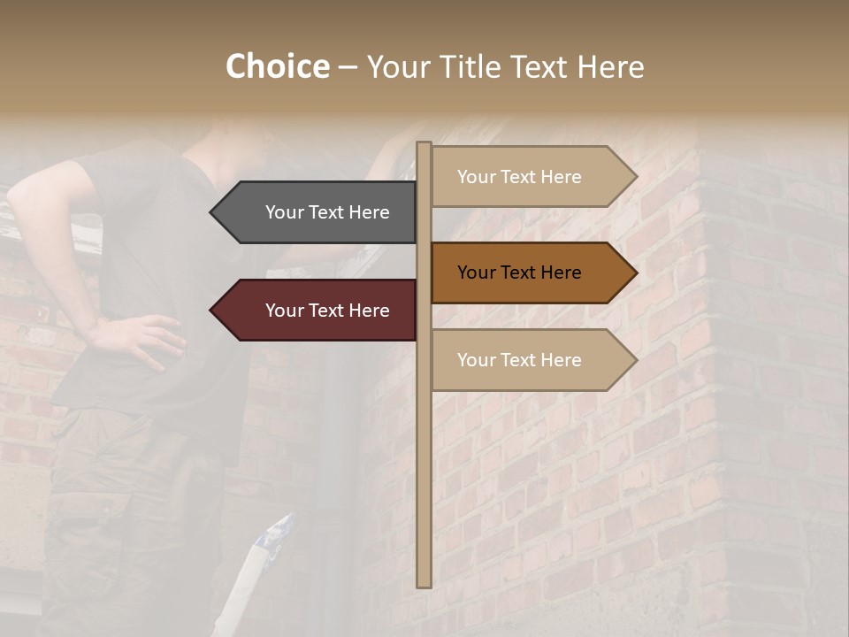 Bright Corroded Design PowerPoint Template