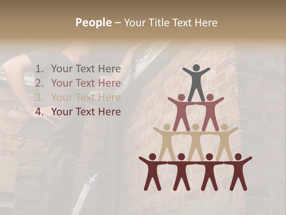 Bright Corroded Design PowerPoint Template