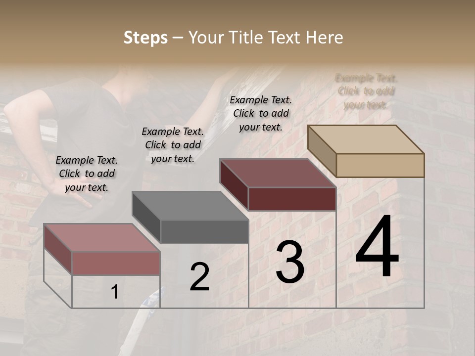 Bright Corroded Design PowerPoint Template