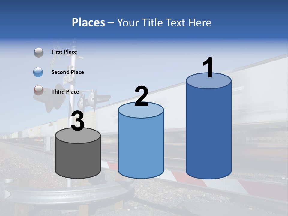 Safety Level Crossing United States Of America PowerPoint Template