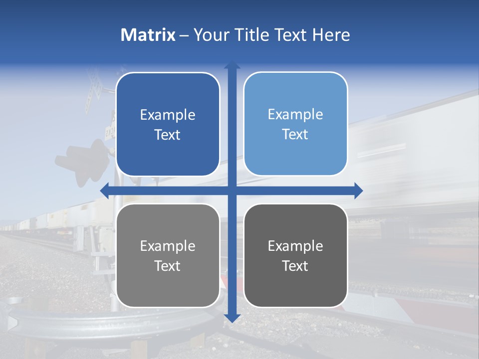 Safety Level Crossing United States Of America PowerPoint Template