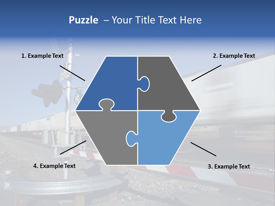 Safety Level Crossing United States Of America PowerPoint Template