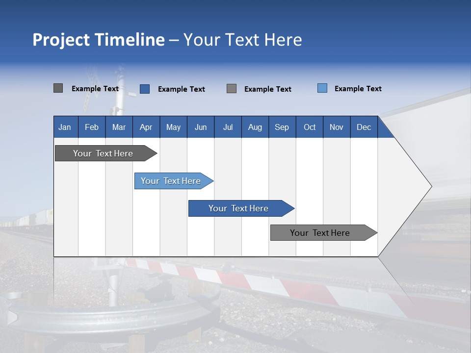 Safety Level Crossing United States Of America PowerPoint Template