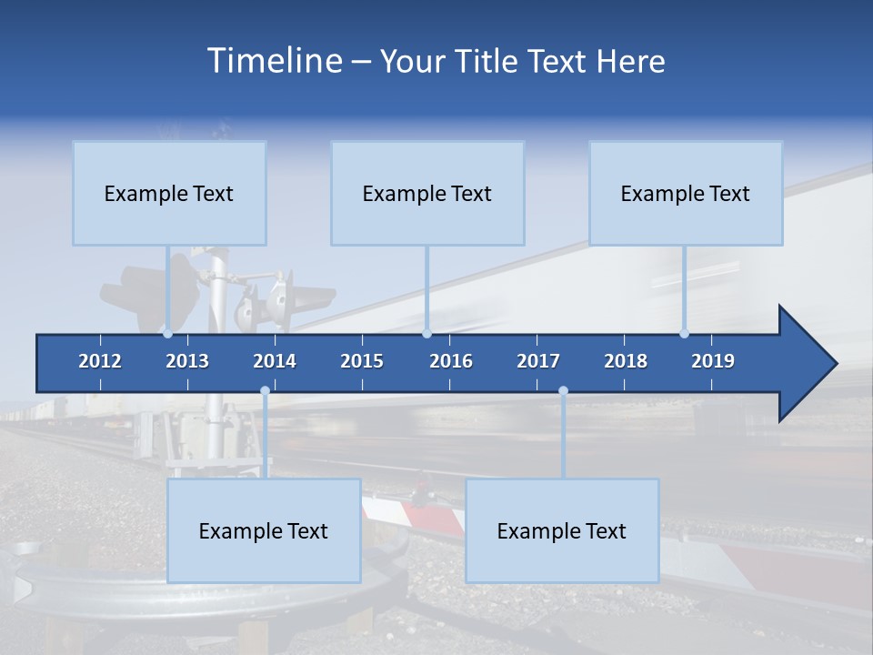 Safety Level Crossing United States Of America PowerPoint Template